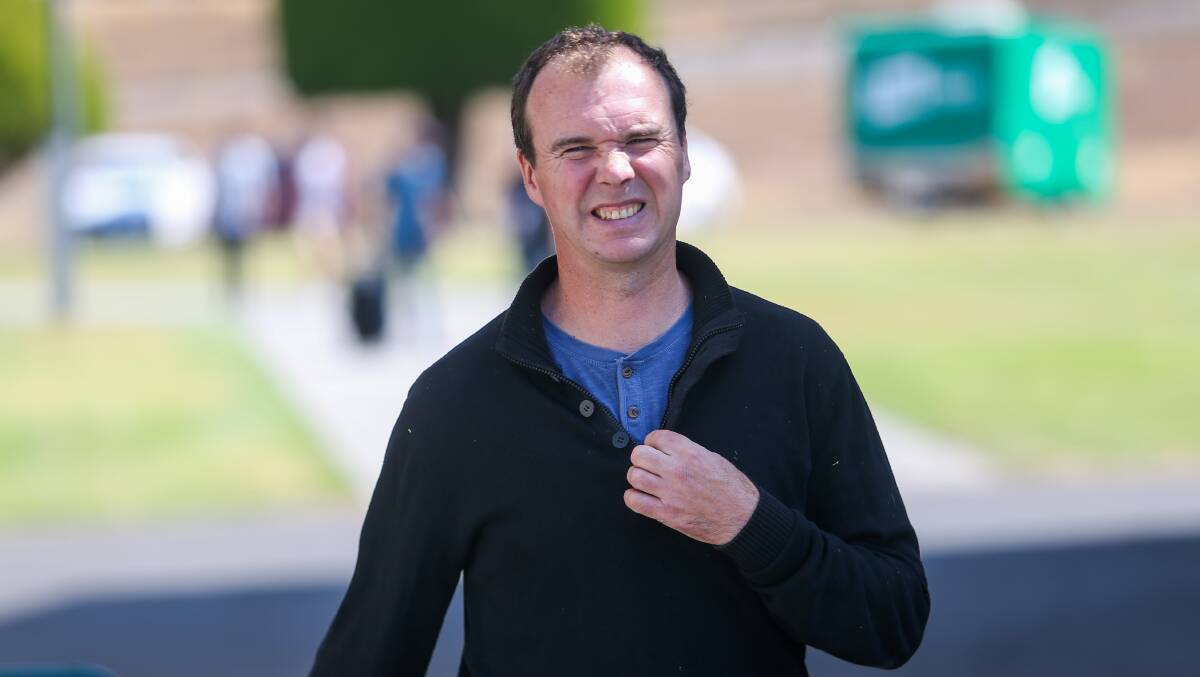 DOUBLE CHANCE: Warrnambool trainer Aaron Purcell is hoping Double Bluff and Khezerabad can secure victory at the Adelaide Cup on Monday. Picture: Morgan Hancock