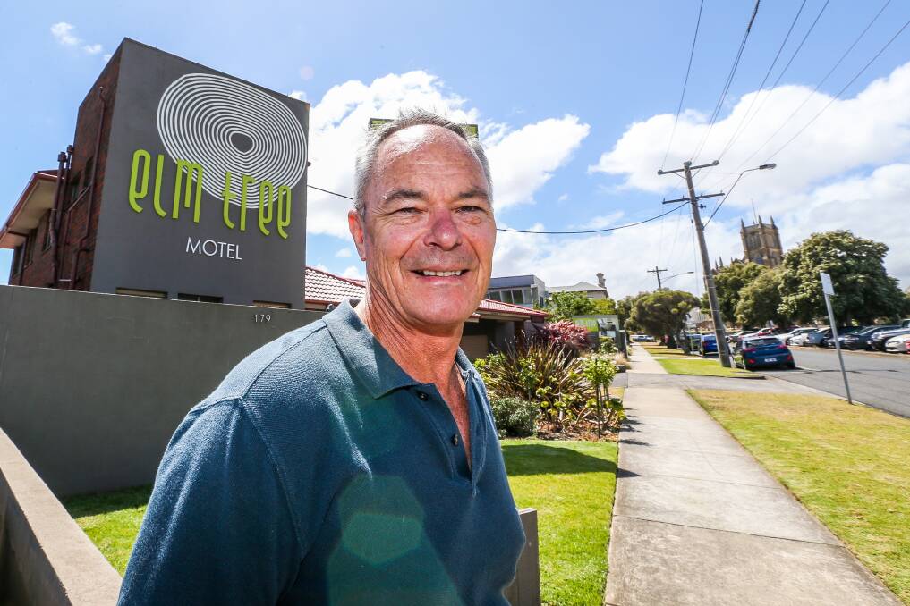 GREAT WEATHER A BIG CONTRIBUTOR TO BOOM: David Sargent from the Elm Tree Motel in Warrnambool says January was a busy month for the accommodation provider. Picture: Anthony Brady