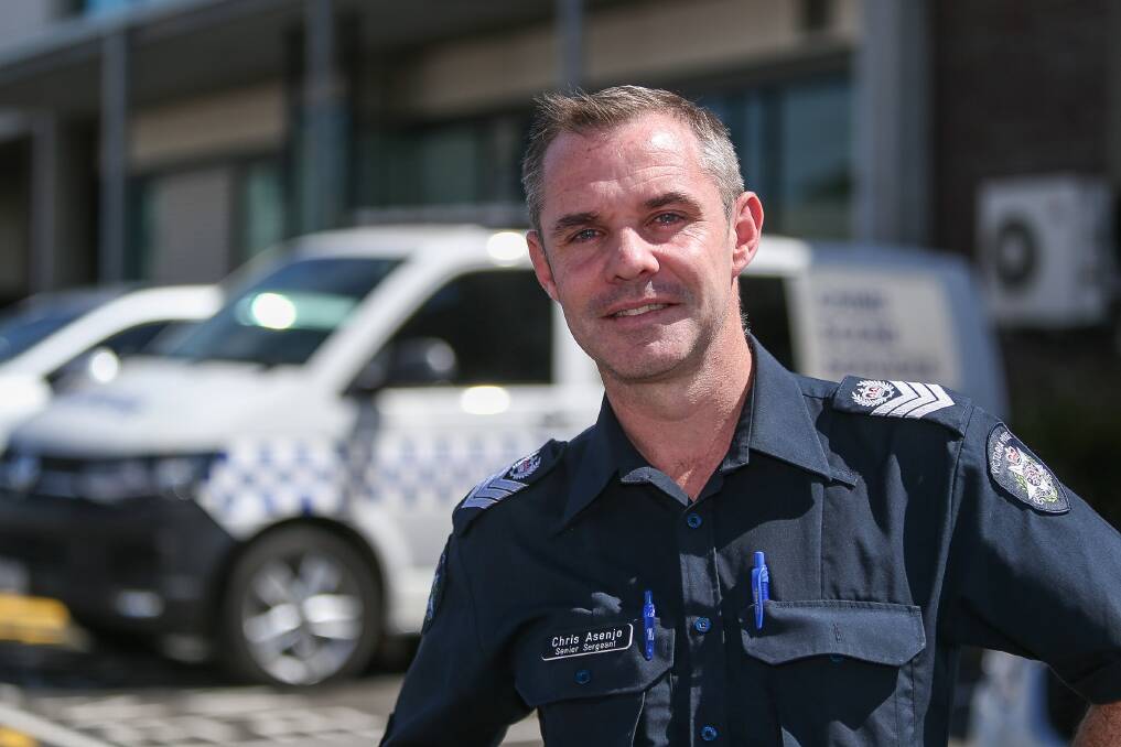Collective approach: Warrnambool police Senior Sergeant Chris Asenjo says authorities need to pool resources when it comes to illegal tobacco. Picture: Anthony Brady