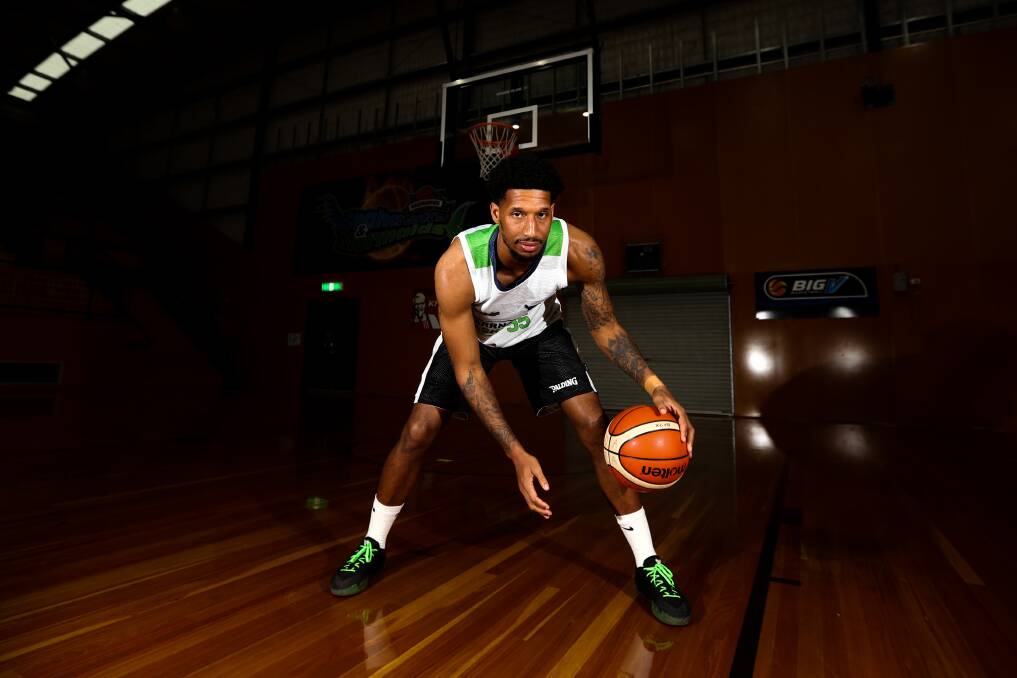 NEW HOME: American import Aaron Harrison has signed with Warrnambool Seahawks and is excited for his first Australian basketball season. Picture: Morgan Hancock