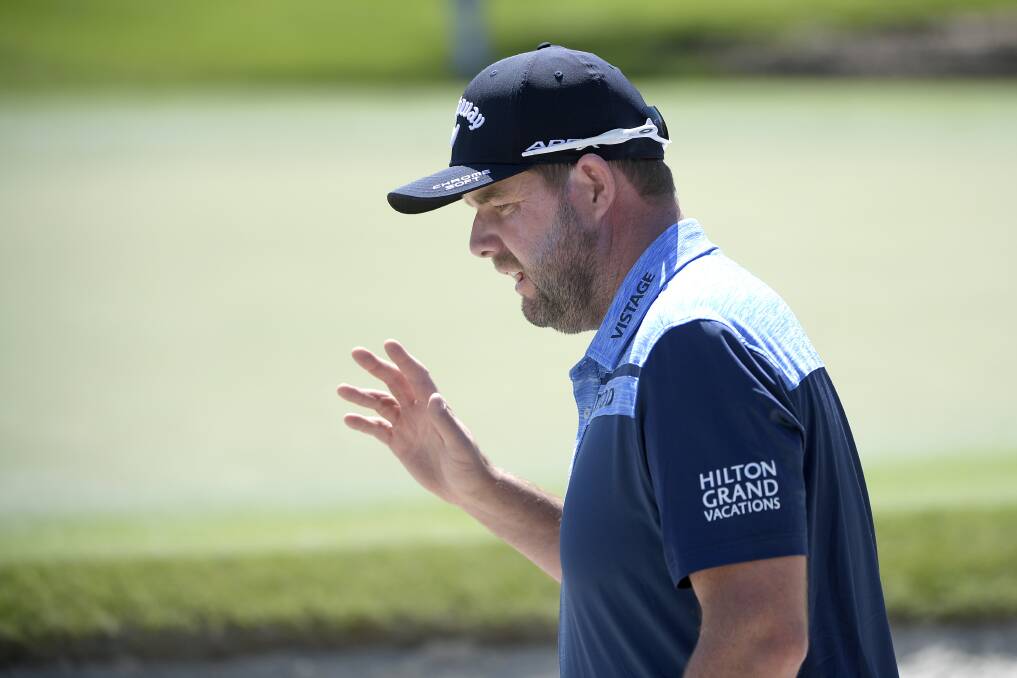 TOUGH WEEK: Marc Leishman had a forgettable Masters, finishing tied for 49th. Picture: AP Photo/Phelan M. Ebenhack)