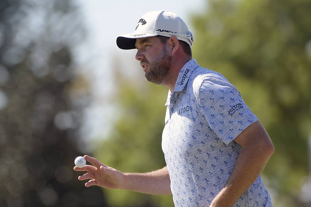 BACK IN IT: Marc Leishman has kept his chances of winning the Arnold Palmer Invitational for a second time alive with his second round 70 in Florida. Picture: AP Photo/Phelan M. Ebenhack