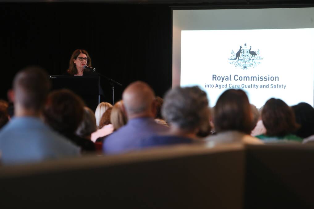 Commissioner Lynelle Briggs at the royal commission into aged care community forum.