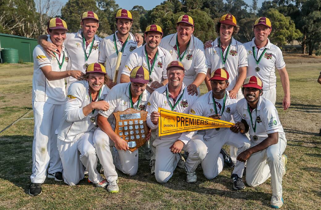 SEASON OPENER: The Pomborneit team won the 2018/19 South West Cricket Association grand final. Picture: Anthony Brady 