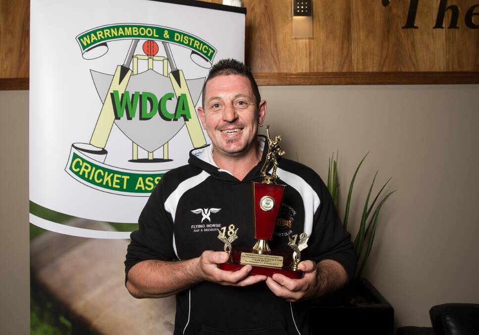 Born ready: West Warrnambool's division two skipper Mark McLean, who won this year's WDCA bowling aggregate award and bowling average awards, is relishing the chance to play Russells Creek in the grand final. Picture: Christine Ansorge