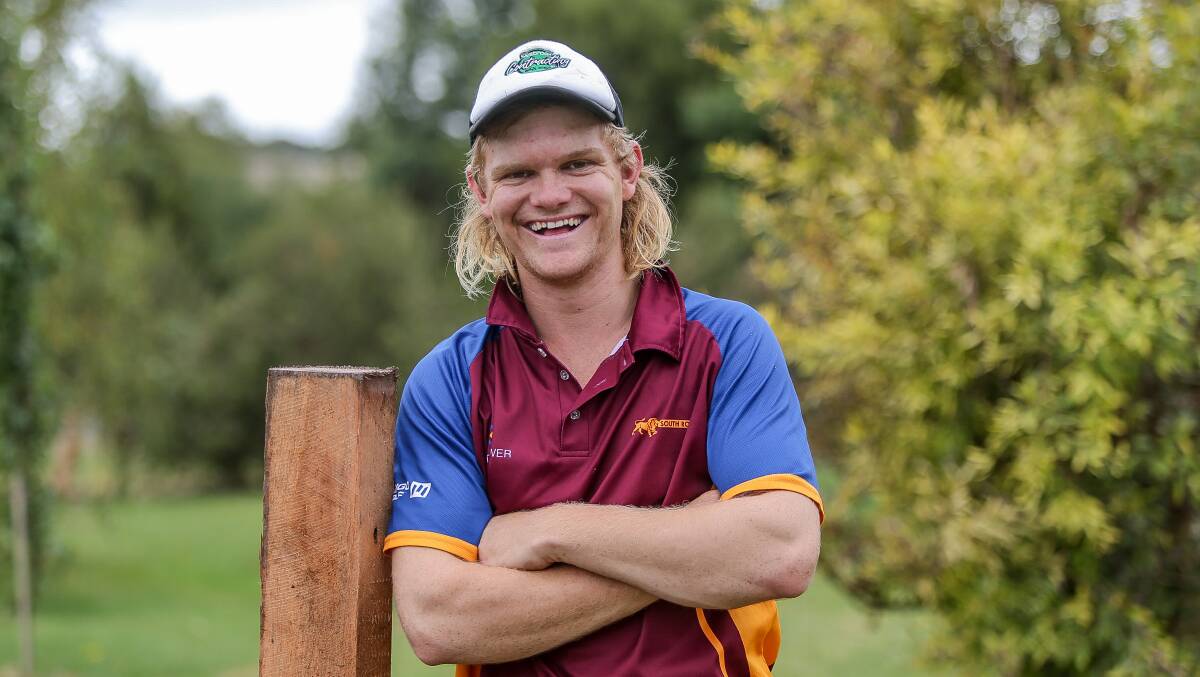NEW COLOURS: Aaron Seabrook is excited to pull on the South Rovers' jumper this season after crossing from Hawkesdale-Macarthur. Picture: Anthony Brady