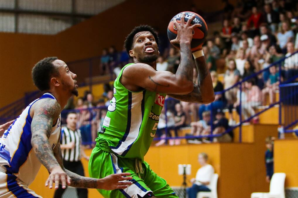 HOME-COURT ADVANTAGE: Warrnambool's Aaron Harrison hopes the crowd will be in the Seahawks' favour. Picture: Morgan Hancock
