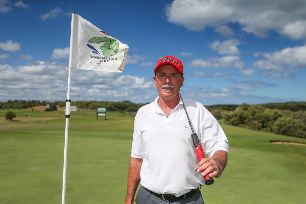 STOKED: Andrew Watts was crowned Warrnambool Golf Club's C grade champion on Sunday. Picture: Morgan Hancock