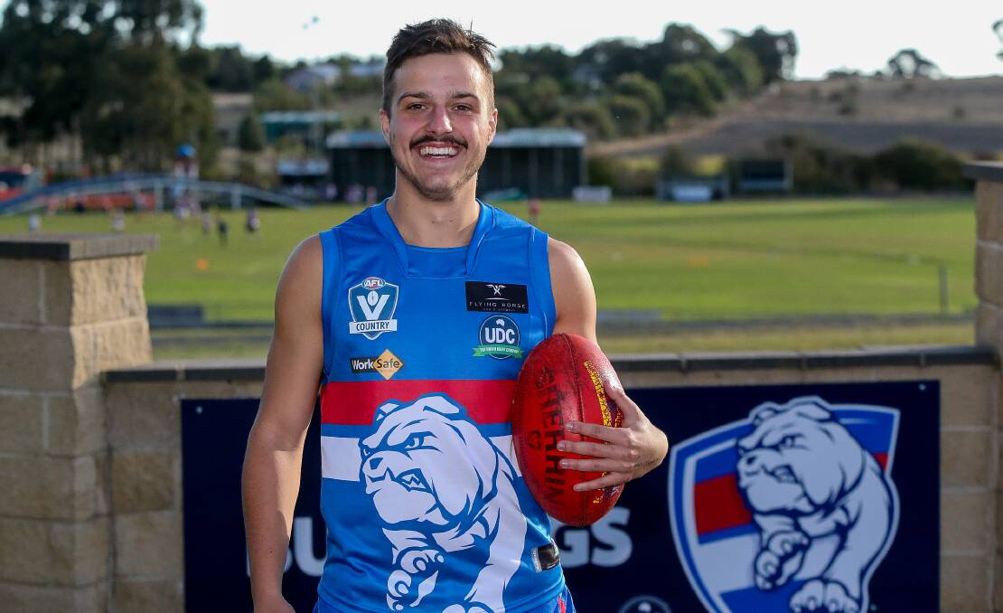 SKIPPER: Louis Kew will captain his home club, Panmure, for the first time this season against Timboon Demons on Saturday. Picture: Anthony Brady