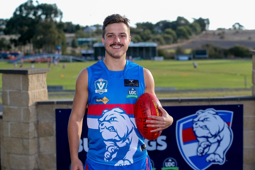 Leading by example: Panmure skipper Louis Kew was the Bulldogs' best for the second week in a row. Picture: Anthony Brady