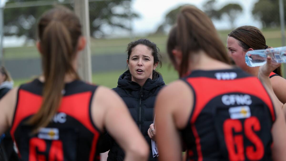PLEASED: Hampden interleague coach Mel Starr believes she has a good side for the match against Ballarat Football Netball League and the Netball Victoria Association Championships. Picture: Anthony Brady