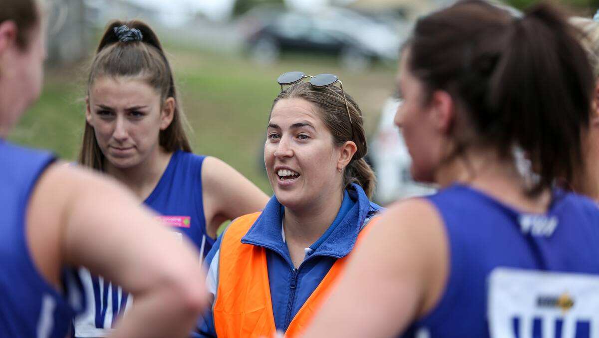 Right call: Russells Creek coach Thalia Robertson has welcomed the AFL Western District announcement. Picture: Anthony Brady