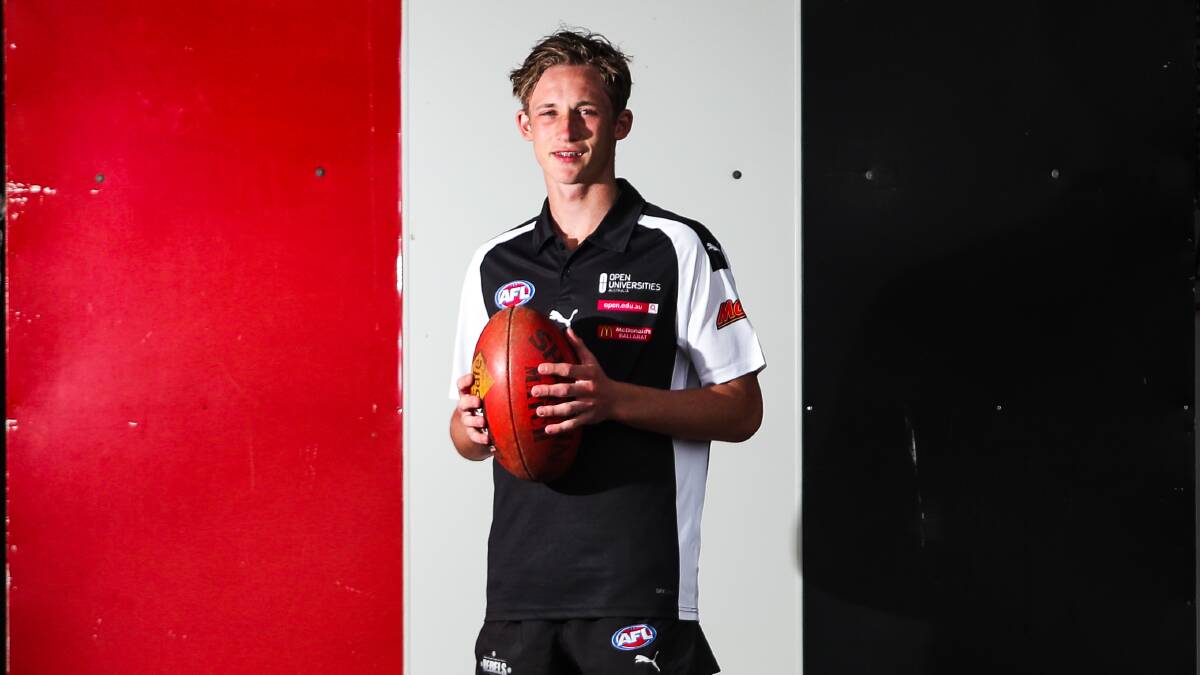 MARCHING ON: Koroit and Greater Western Victoria Rebels footballer Clem Nagorcka will make his NAB League debut alongside Portland's Toby Jennings. Picture: Morgan Hancock