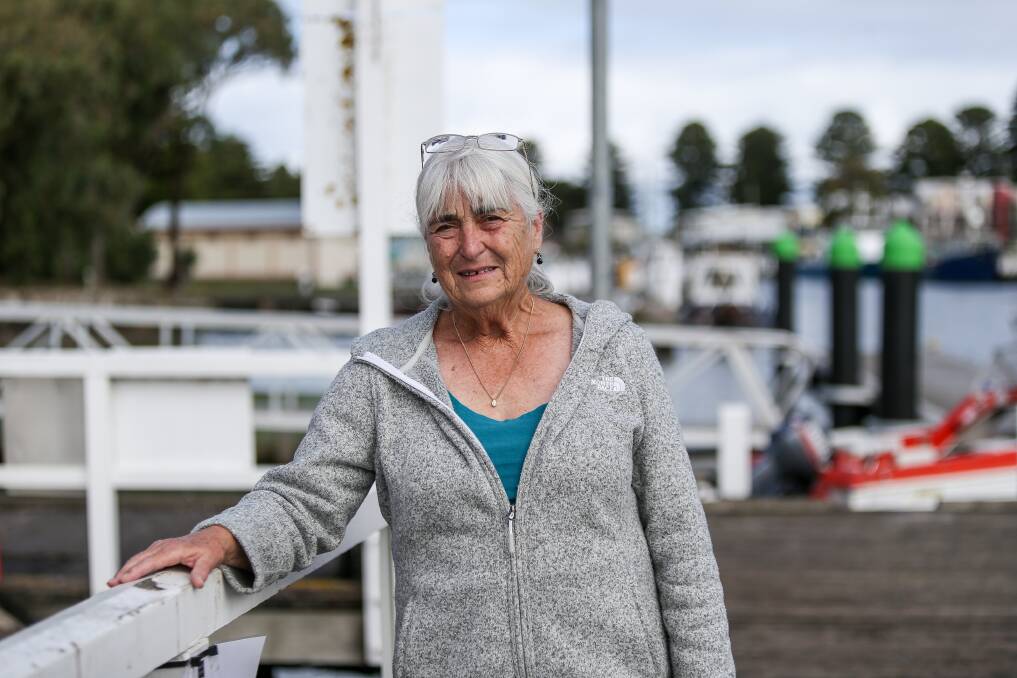 A WELCOMING PLACE: Jane Johnson has thanked the community for its care after she was bitten by a seal in Port Fairy. Picture: Anthony Brady