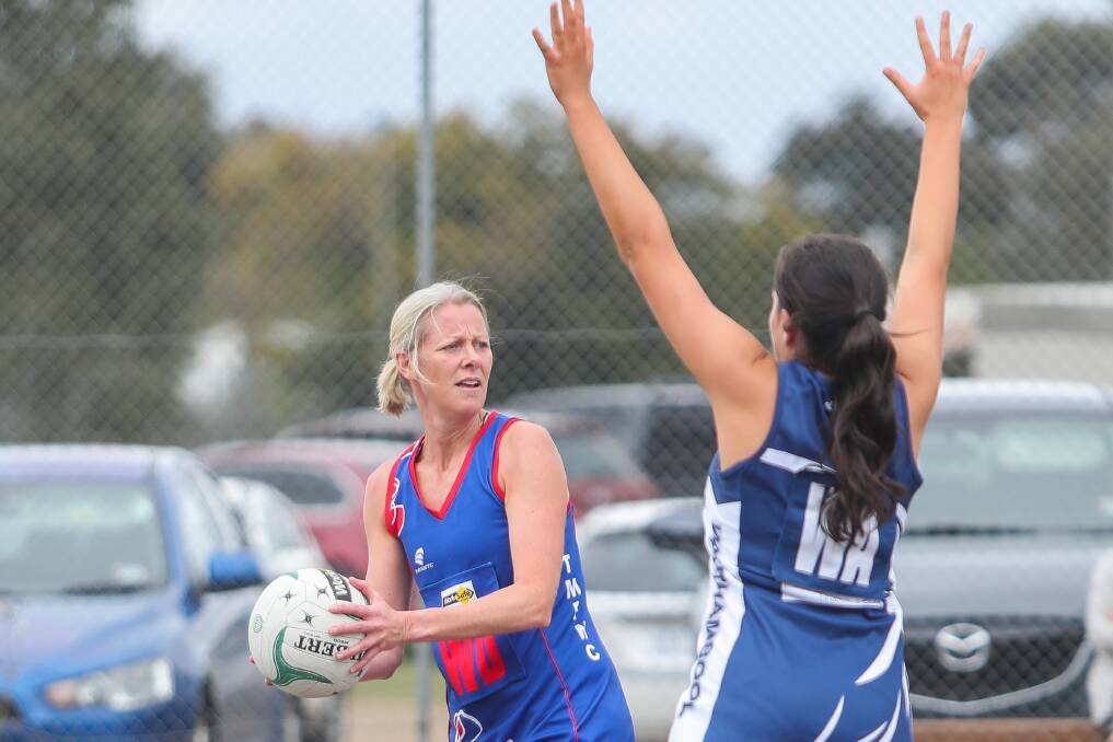 SETTING THE STANDARD: Netballer Faye Clarke wants to be a role model for Terang Mortlake's younger players. Picture: Morgan Hancock