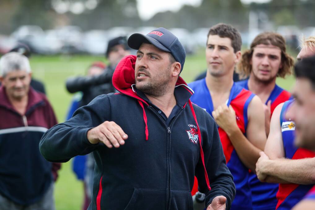TIME'S UP: Michael Sargeant says he is ready to hand over the Terang Mortlake coaching gig. Picture: Morgan Hancock
