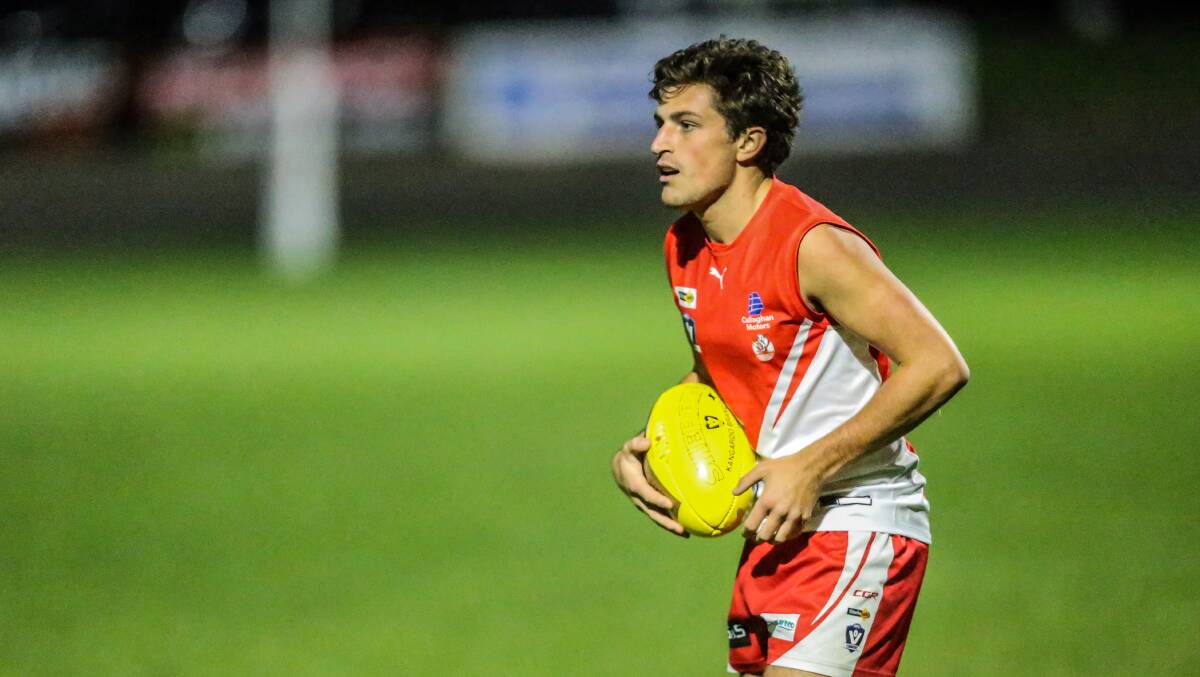 MILESTONE: South Warrnambool's Paddy Anderson will line up for his 100th game in red and white.