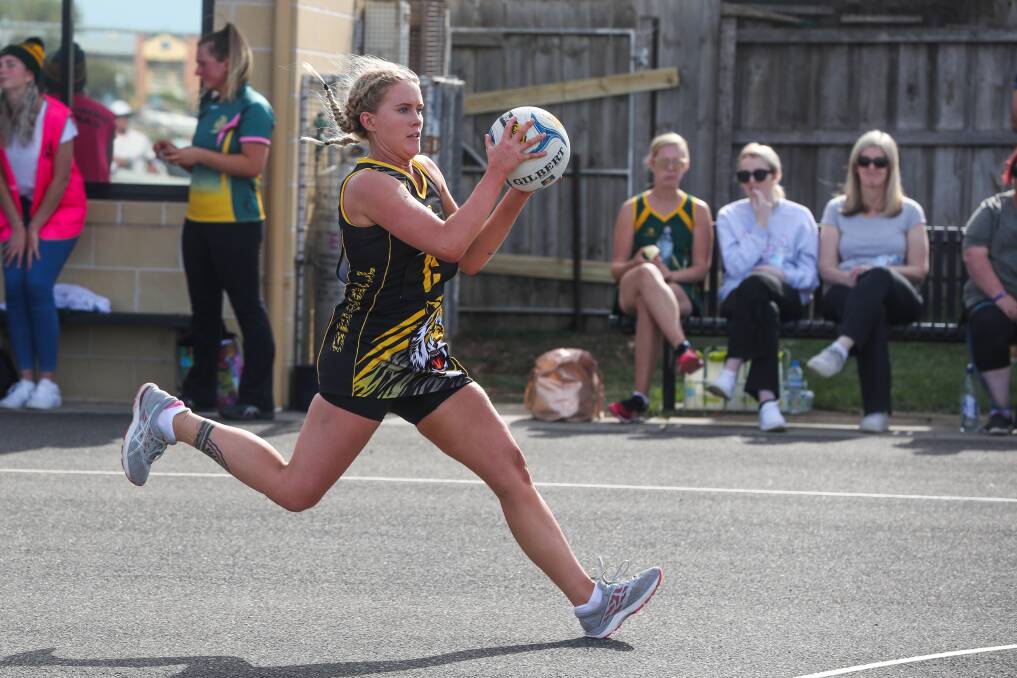 Back in action: Merrivale centre Chantelle Moloney will return to the side after missing the Tigers' game against Nirranda last week. Picture: Rob Gunstone