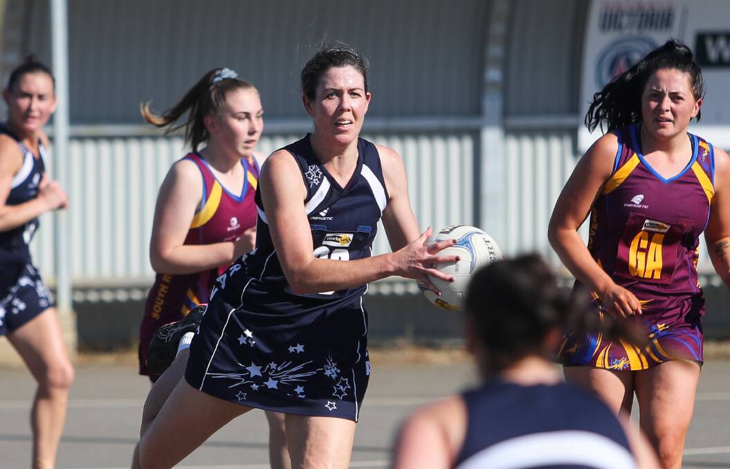 TOP GAME: Nirranda's Cloe Marr was the Blues' best player in the 25-goal win. Picture: Morgan Hancock