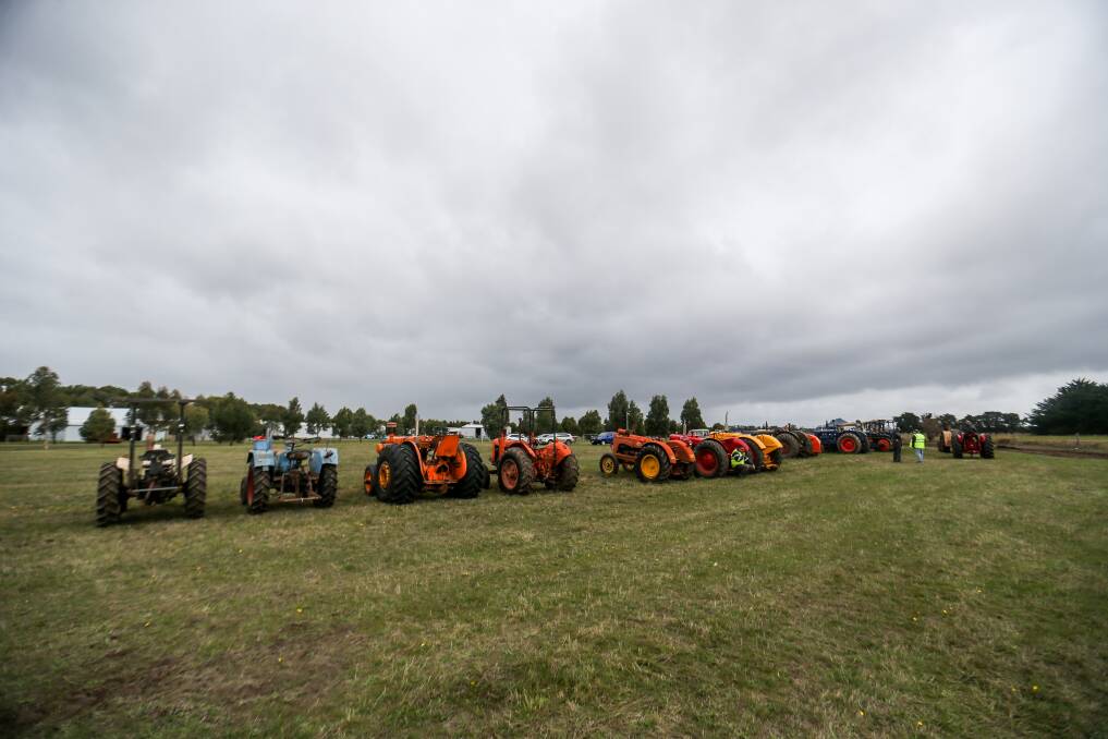 The Cobden tractor pull. Picture: Morgan Hancock