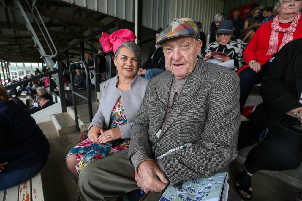 Killarney's Andrea Lane with Caulfield's Colin Lane enjoying Day 1 at the Carnival. Picture: Rob Gunstone