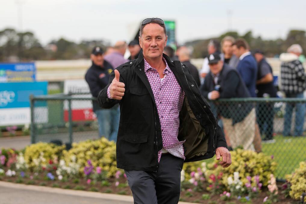 HOPEFUL: Warrnambool trainer Peter Chow wants a reason to give the thumbs up at Hamilton on Saturday. Kent Street will run in a $100,000 race. Picture: Morgan Hancock