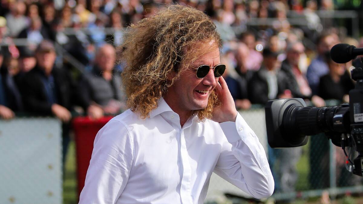 BIG WIN: Ciaron Maher scored an emotional victory with Away Game at the Magic Millions on the Gold Coast. Picture: Morgan Hancock