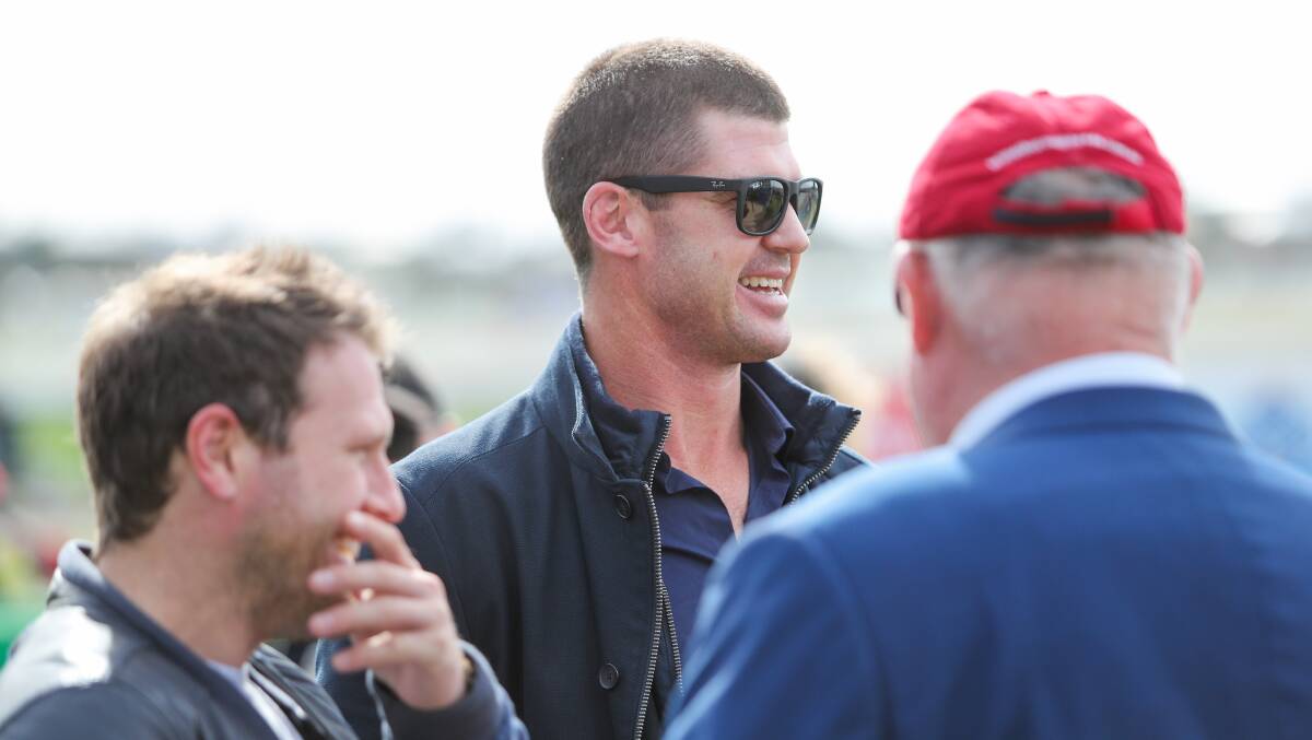 PAYING A VISIT: AFL legend Jonathan Brown was a eager on-looker at Grand Annual day on Thursday. Picture: Morgan Hancock