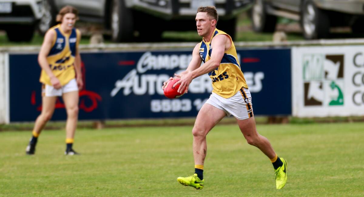 OUT: North Warrnambool Eagles will be without big-name recruit Billie Smedts for their top-two clash against Warrnambool on Saturday. Picture: Anthony Brady