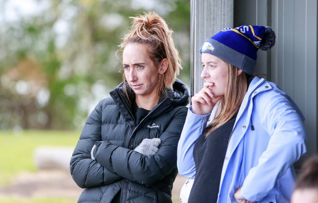 PLANNING: North Warrnambool Eagles coach Jaime Barr (left) knows it will be hard to defeat Cobden in 2019. Picture: Anthony Brady