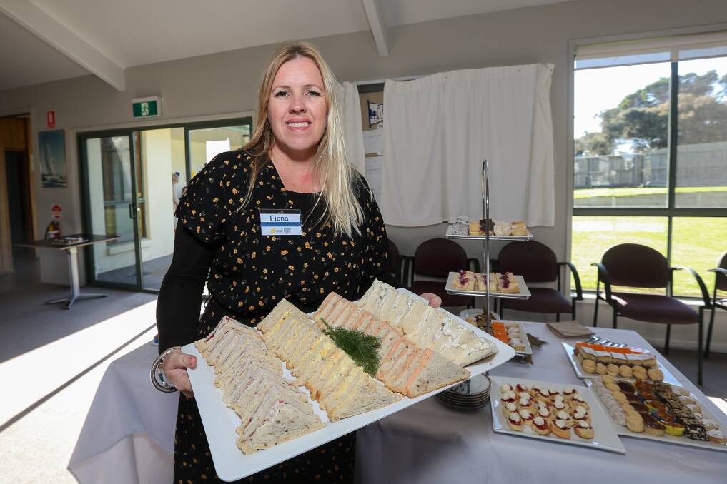 EAT UP: Fiona Hampson brings out the sandwiches. Picture: Christine Ansorge