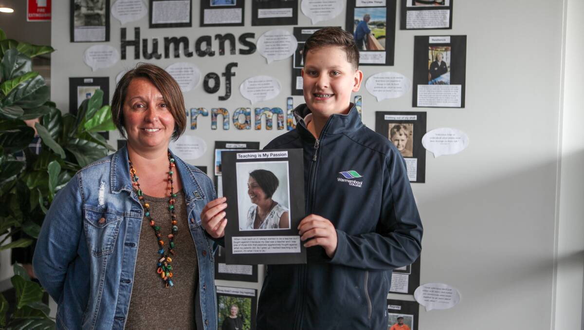 Edwina Medro was the subject of a Humans of Warrnambool story for year 8 student Dominic Darmanin. Picture: Rob Gunstone