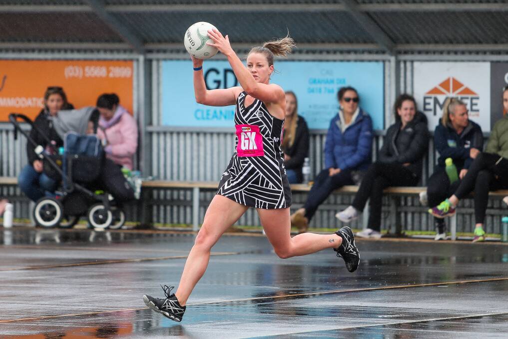 Match-winner: Jessica Cameron was best on for Camperdown in the Magpies' 29-15 win over Port Fairy. Picture: Morgan Hancock
