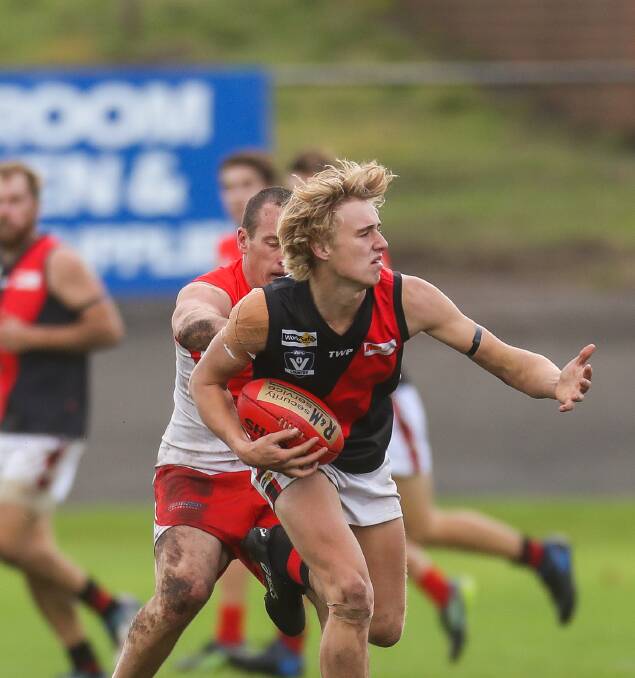 On the move: Cobden's Tomas Lindquist has joined Warrnambool and District league club Timboon Demons for season 2020. Picture: Morgan Hancock