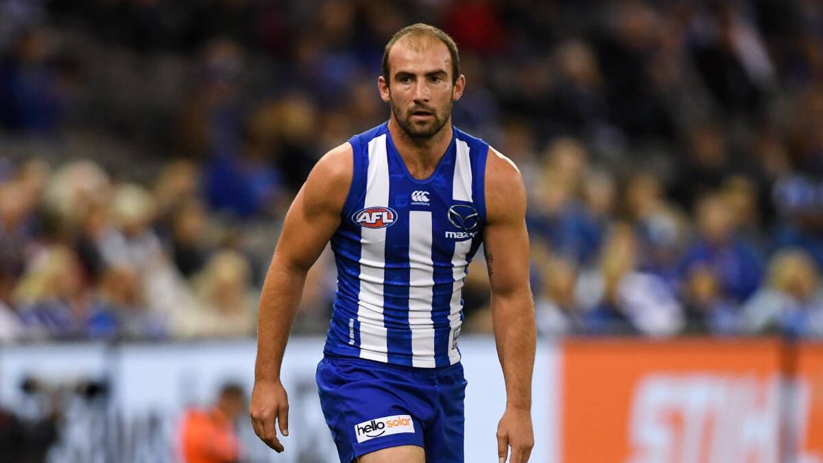 JUMPING UP: North Melbourne's Ben Cunnington showed he is one of the AFL's top inside midfielders. Picture: Morgan Hancock