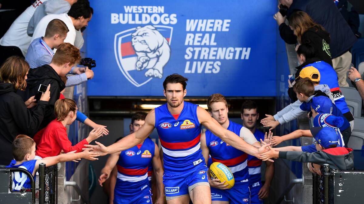 HOME: Easton Wood will finish his career at the Western Bulldogs after signing a new contract extension. Picture: Adam Trafford/Ballarat Courier