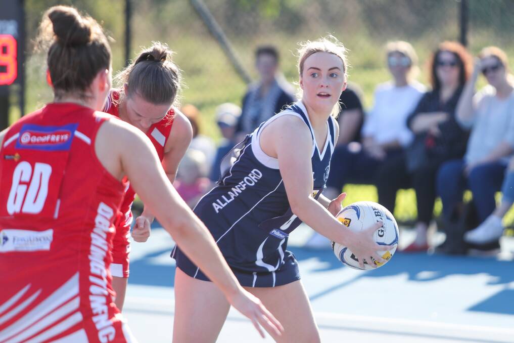 Leader: Allansford's Sophie Bellman has been the Cats' "midcourt general" this season. Picture: Morgan Hancock