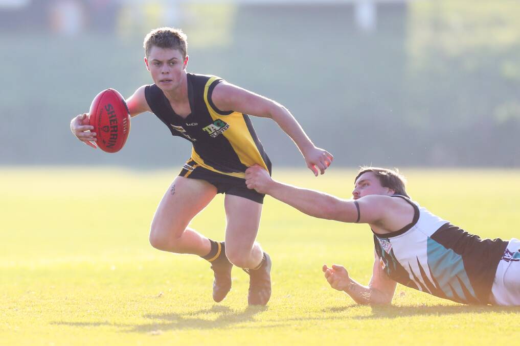 ON THE MOVE: Zippy small forward-midfielder Jyron Neave has crossed from Merrivale to Koroit for the 2020 season. Picture: Morgan Hancock