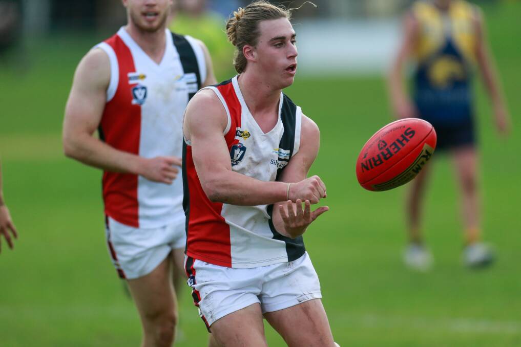 SETTLING IN: Frazer Robb is one of Koroit's emerging players. Picture: Anthony Brady