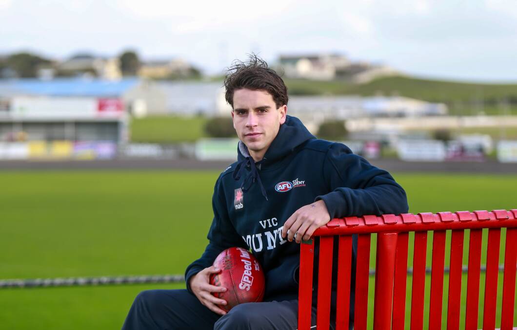 TALENTED: Greater Western Victoria and South Warrnambool player Liam Herbert has made the Vic Country under 18 squad. Picture: Anthony Brady