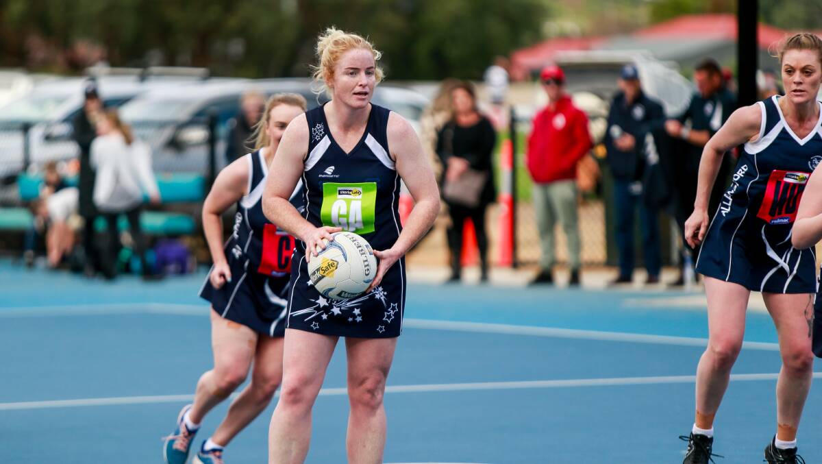 LEADERS: Nirranda's Steph Townsend will be eager to keep her side towards the top of the ladder. Picture: Anthony Brady