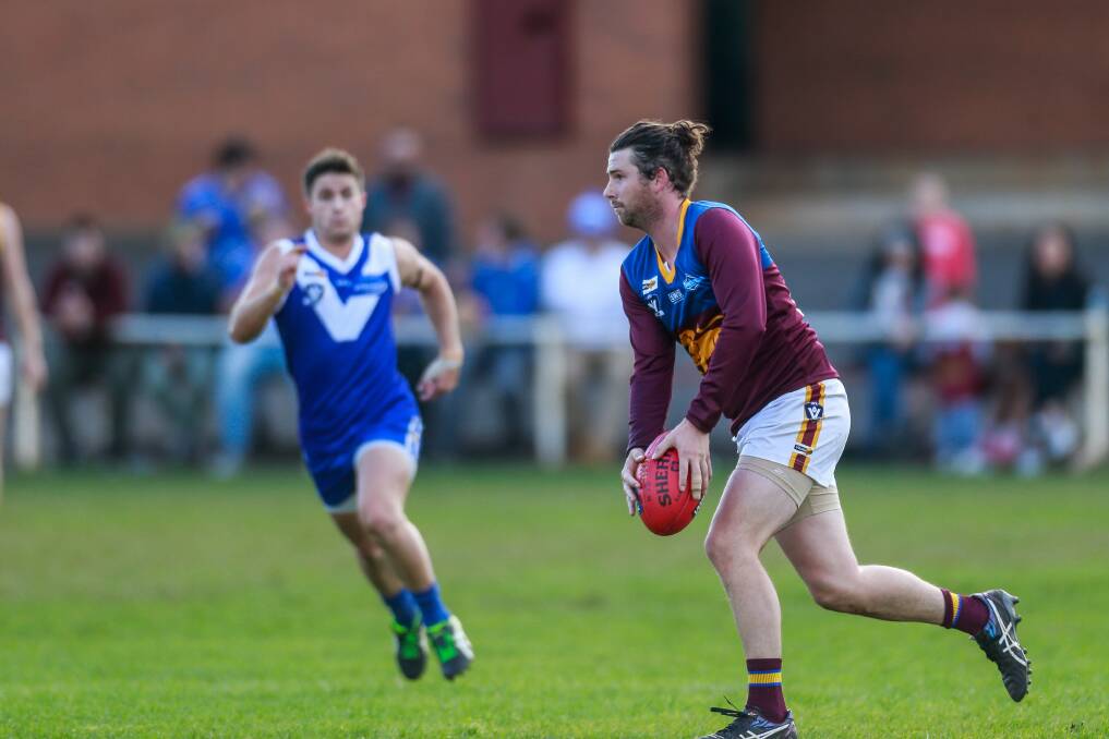 Influential: South Rovers Joe Higgins was one of his side's best against Russells Creek. Picture: Anthony Brady