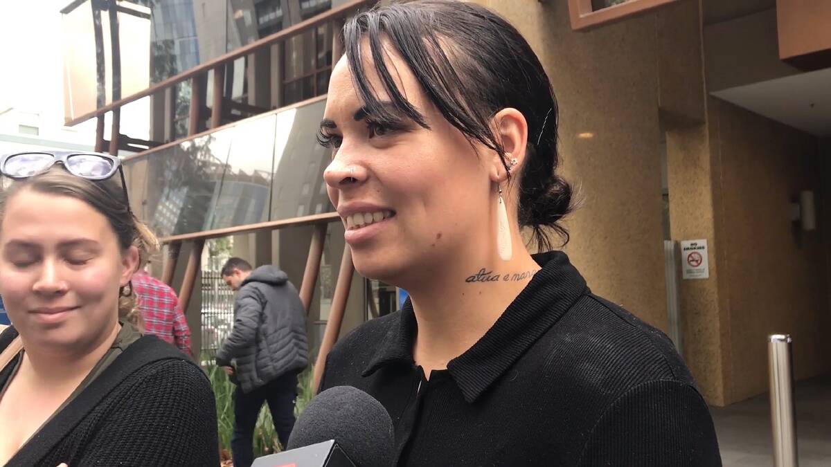 Finding: Tanita Brenssell, mother of Israel, speaks to the media outside the Melbourne Coroners Court in Melbourne early last month.