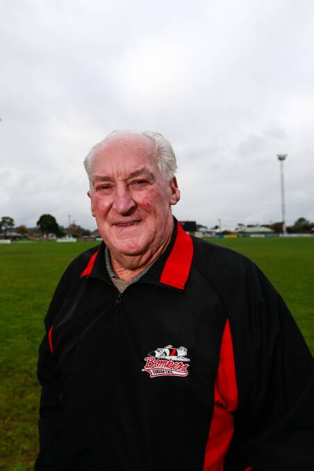 Cobden football club trainer Les Sumner: "If you went off, it was said you were weak - thank goodness that has changed." Picture: Anthony Brady.