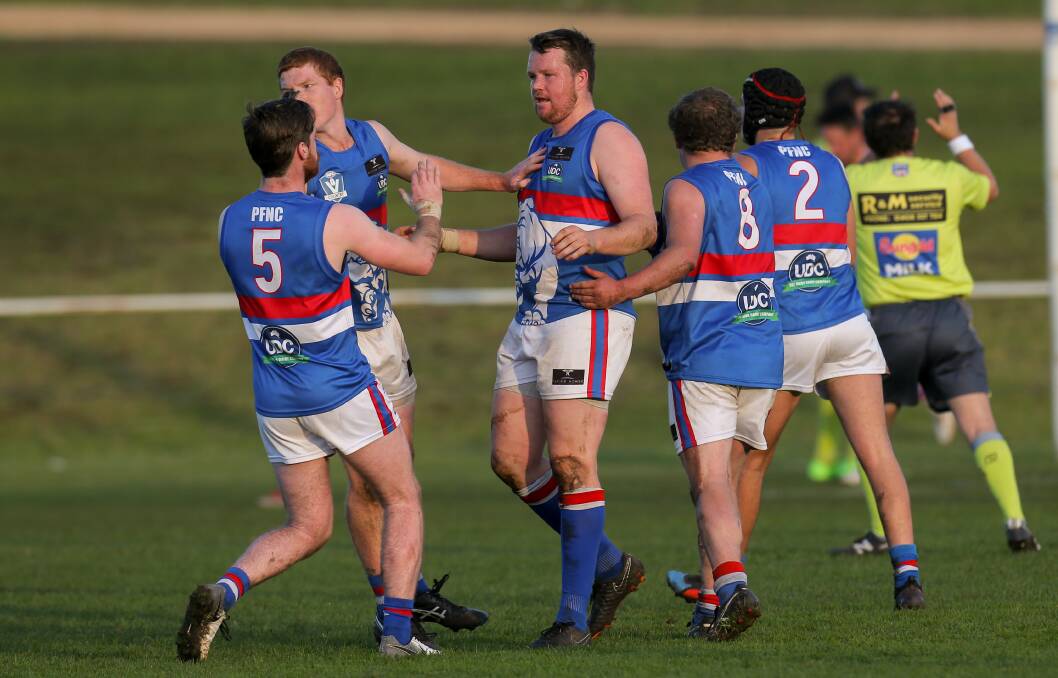 RISING UP: Panmure playing-coach Chris Bant has been a key part of the Bulldogs' improved season since crossing from Terang Mortlake. Picture: Rob Gunstone