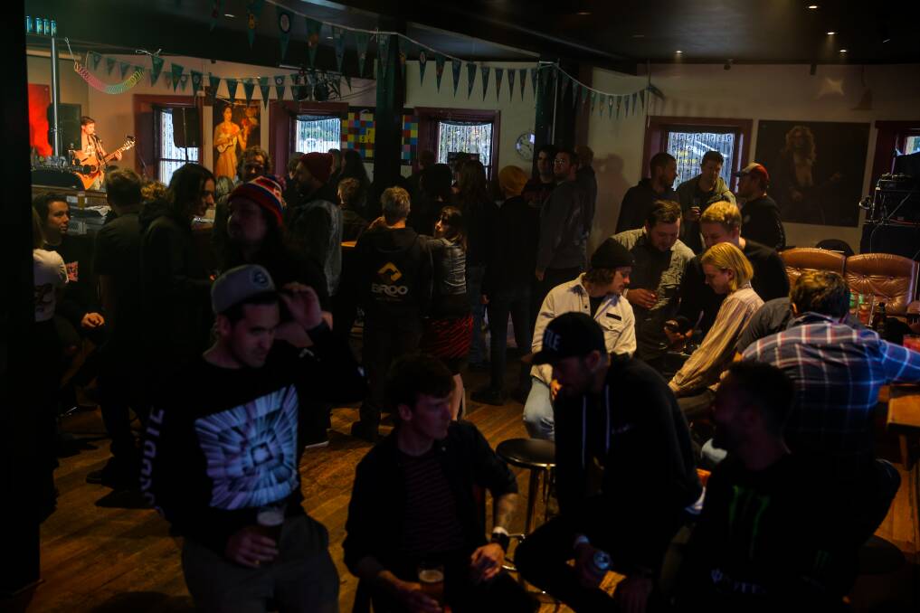 LIGHTS OUT: A good crowd turned out for the last gig at The Loft before the venue closed it's doors. Picture: Rob Gunstone