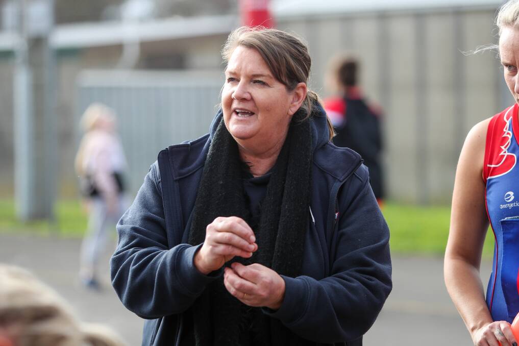 NERVOUS: Terang Mortlake coach Lisa Arundell has faith in her side but knows everything must go its way to play finals. Picture: Morgan Hancock