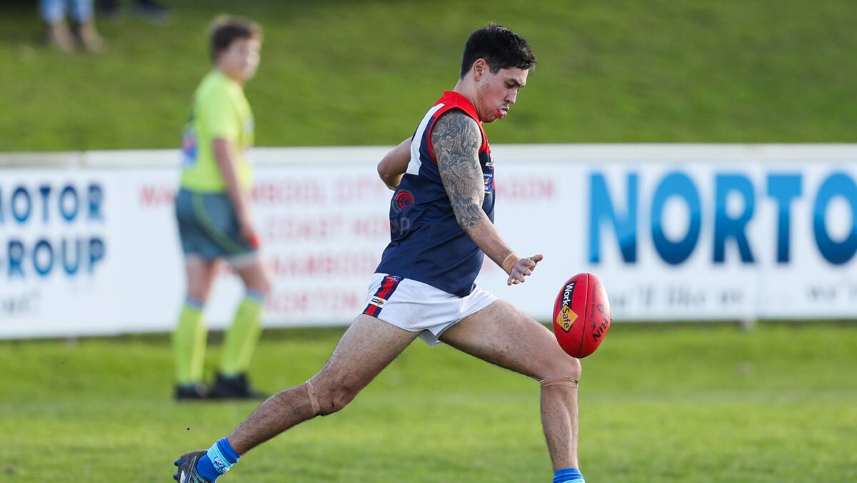 STAR DEMON: Timboon's Lyndon Alsop was named the club's top senior player. Picture: Morgan Hancock