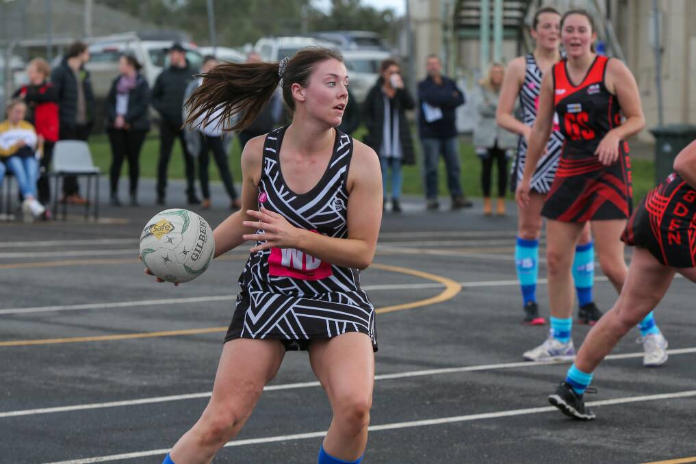 Where to next?: Camperdown's Caitlin Hall looks for an option. Picture: Rob Gunstone