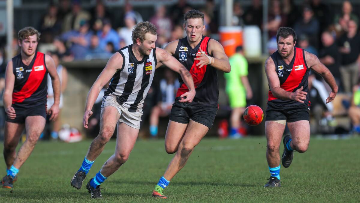 BAGS: Camperdown's Jack Williams kicked seven goals in his side's victory. Picture: Rob Gunstone